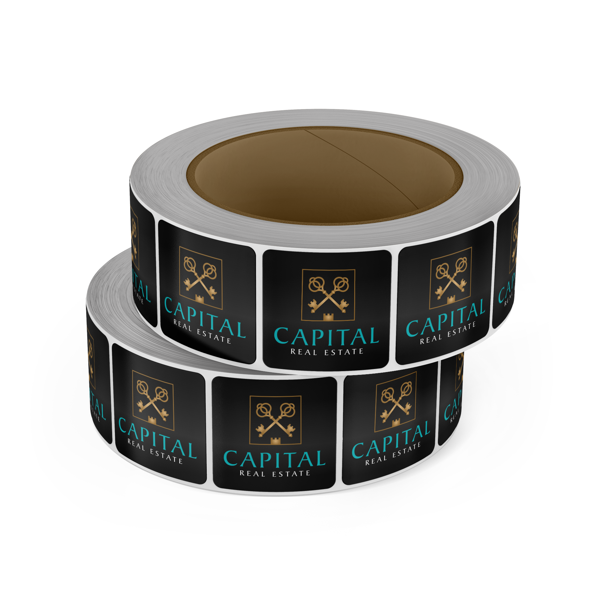 Custom Square Roll Label