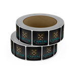 Custom Square Roll Label