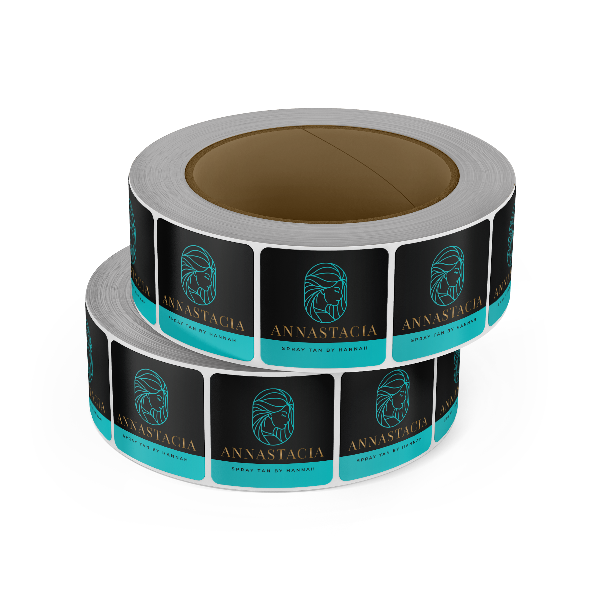 Custom Square Roll Label