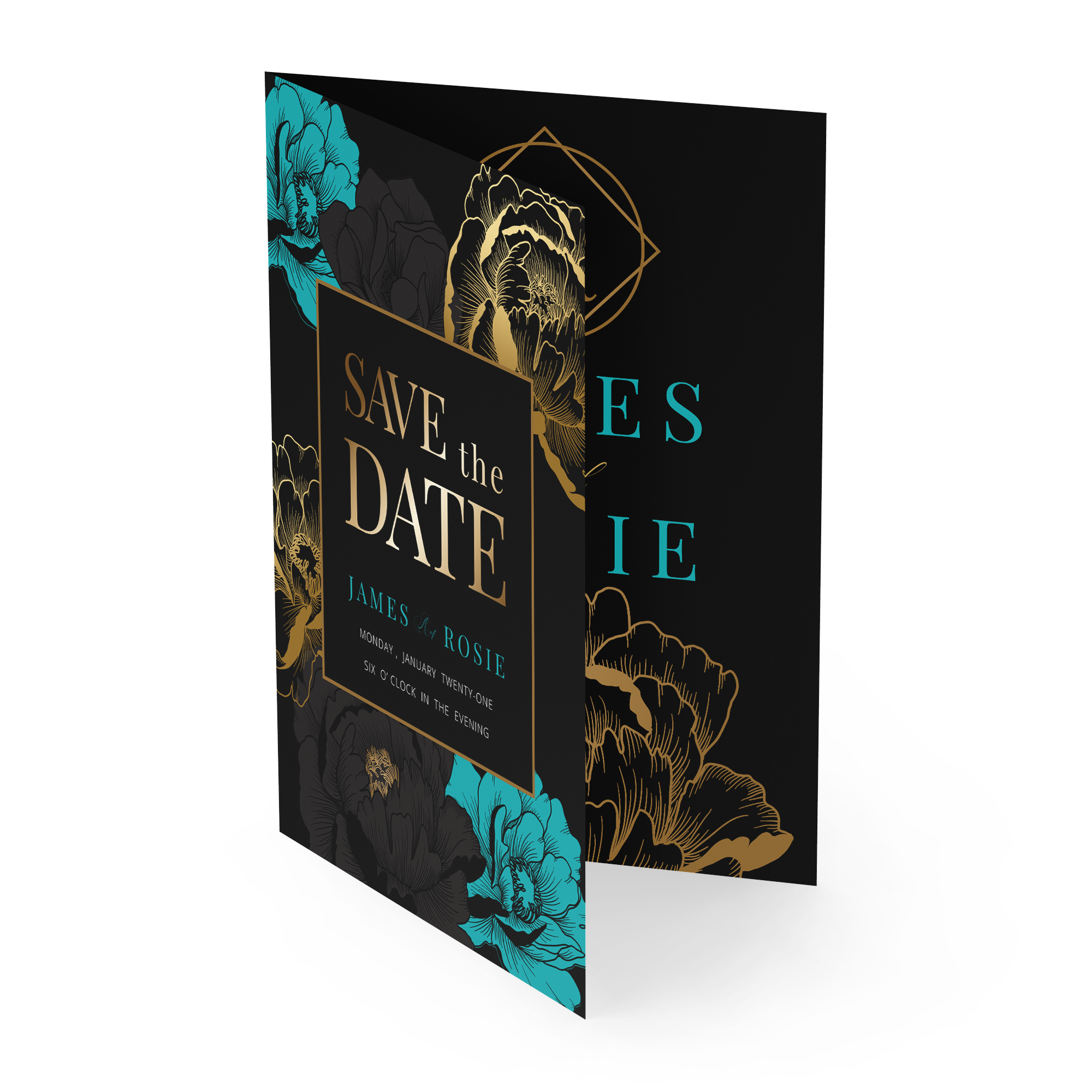Custom Wedding Save the Date Card