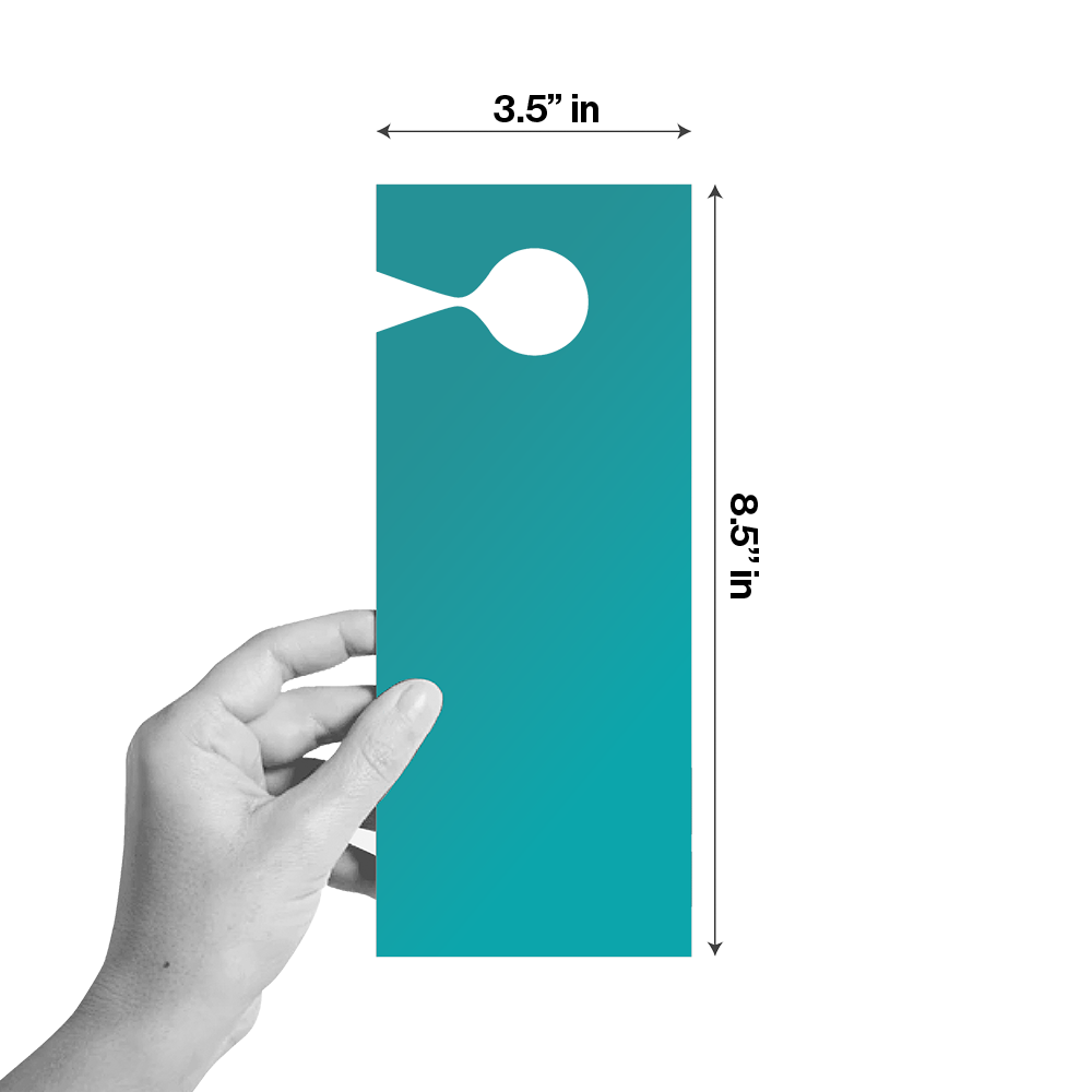 Custom Door Hanger | 3.5x8.5 inch Door Hanger