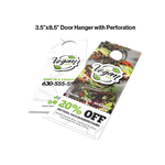 Custom Door Hanger for Restaurant