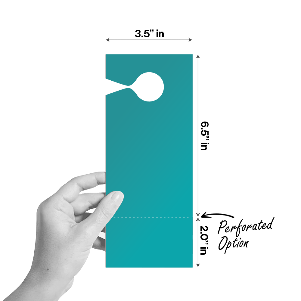 Custom Door Hangers with Perforation