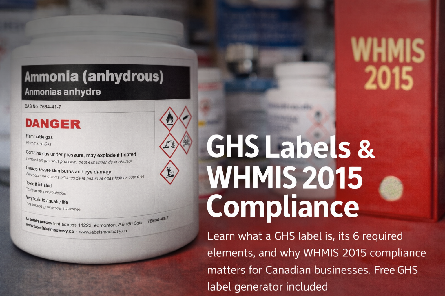 What Is a GHS Label? WHMIS 2015 Explained | Labels Made Easy