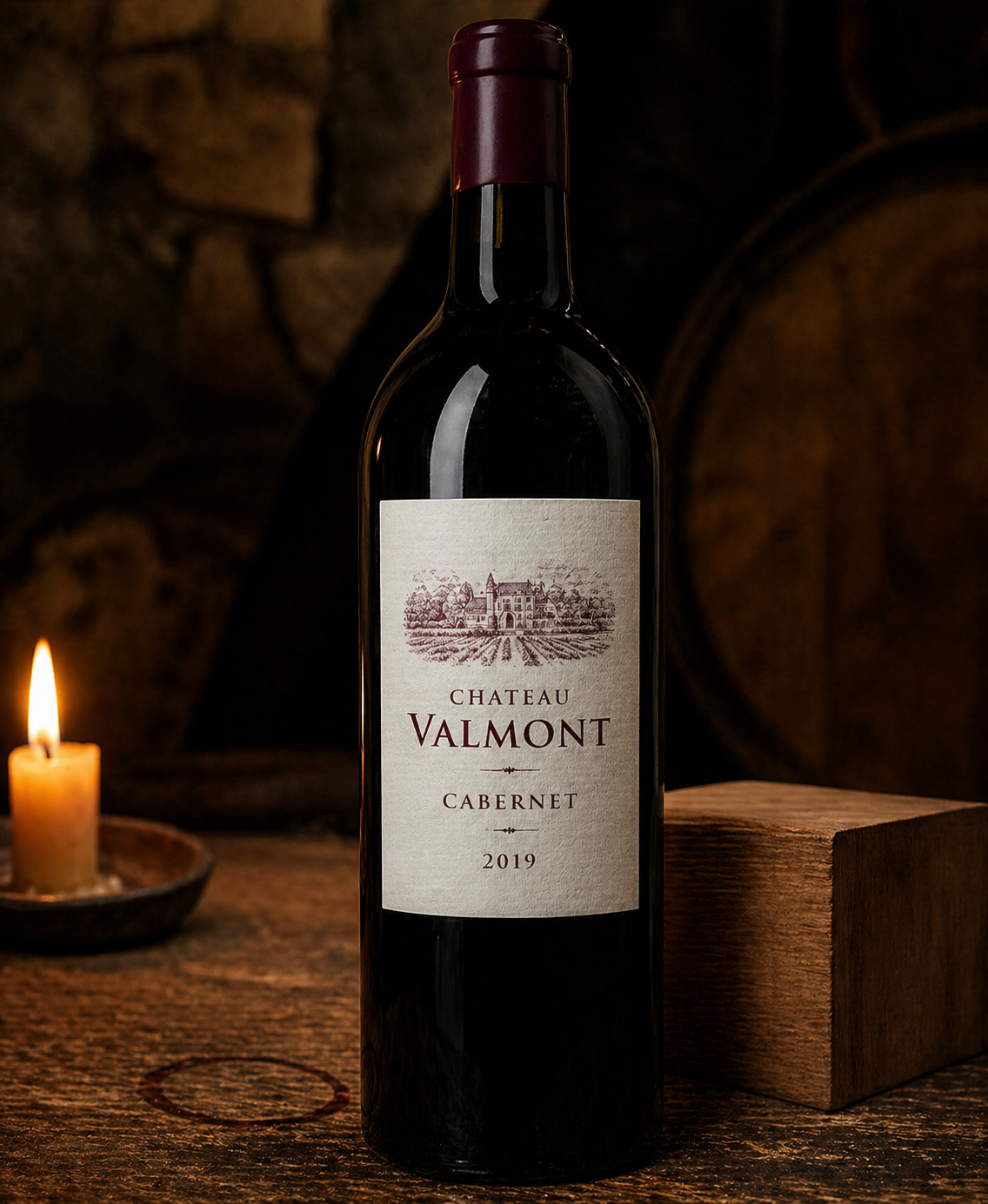 Custom Estate #4 Textured Wine Labels Canada | Cotton Paper | Labels ...
