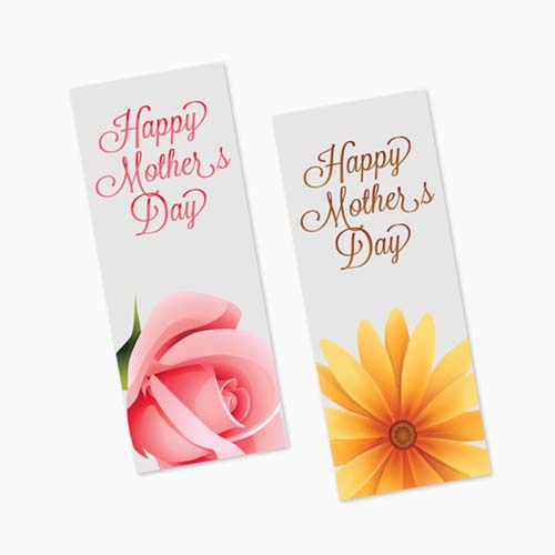 Bookmark two side (Custome Shape)