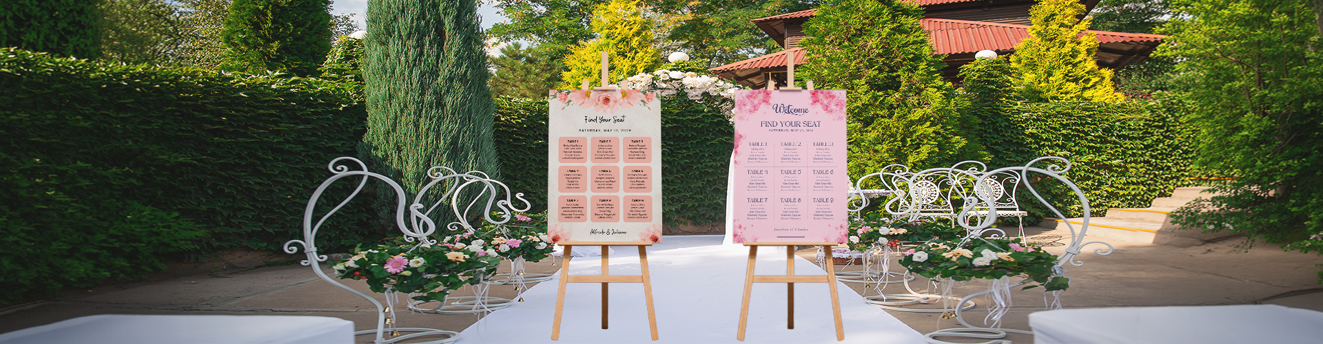 Make every guest feel welcomed with an easy-to-follow seating chart
