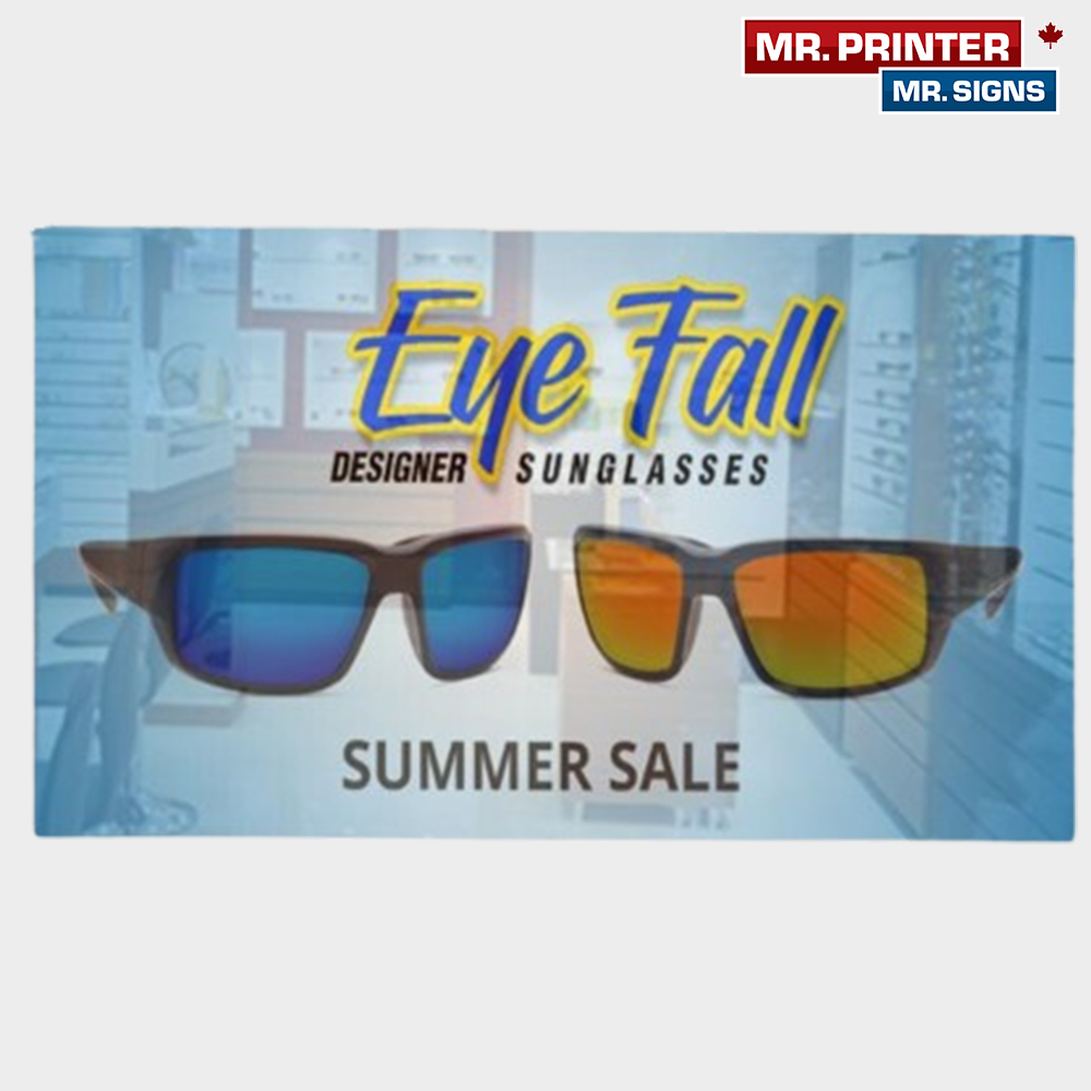 Printed Vinyl Window Decals