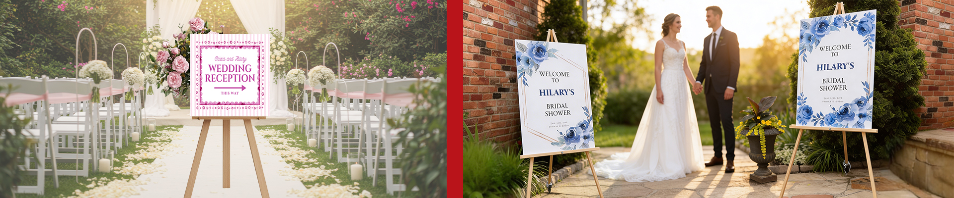 Wedding Print Signage