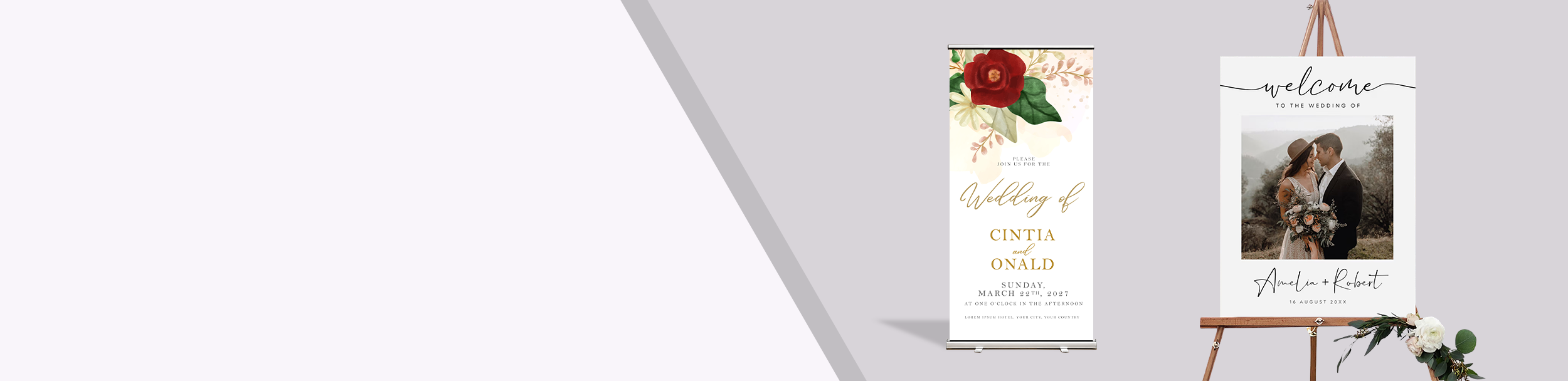 Wedding & Stationary Banner