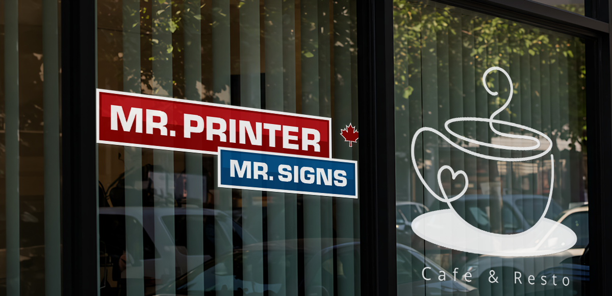 Why Choose Mr. Printer for Storefront Signs and Window Graphics?