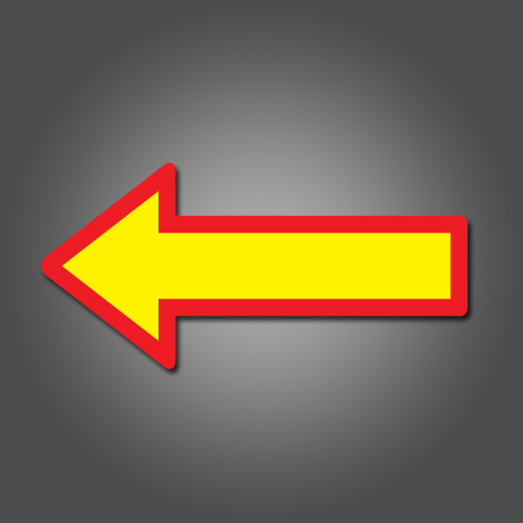 Floor Arrow Decals