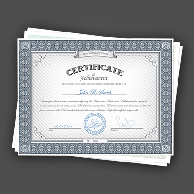 Certificates