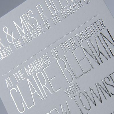 Luxury Foil Invitation Printing by Mr. Printer