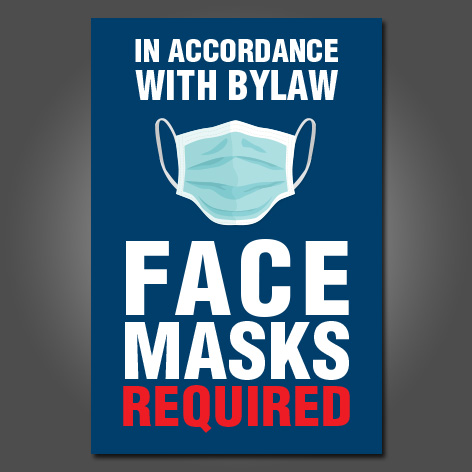 Safety Blue Mask Sign