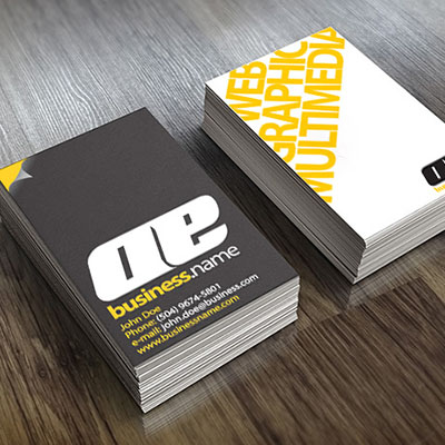 Matte Laminated Business Cards