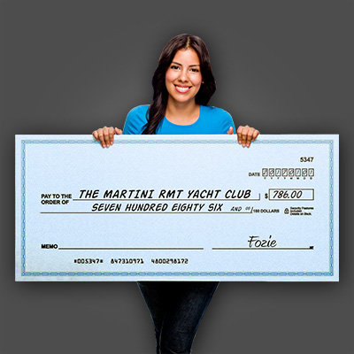 Oversized Cheques