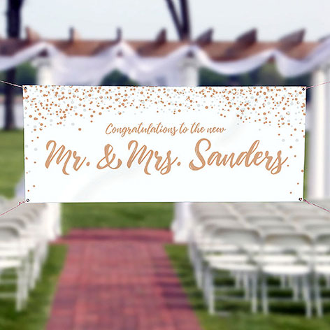 Custom Wedding Event Banner Printing in Canada