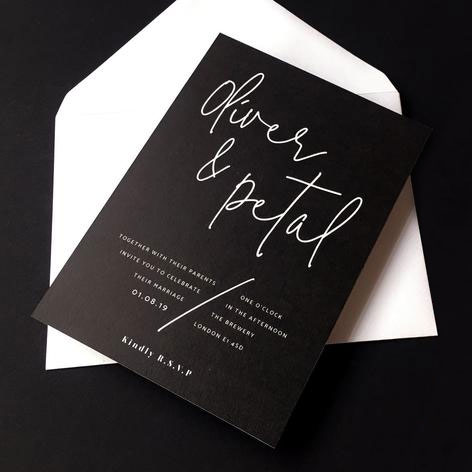 A Velvet Touch Invitation Collection