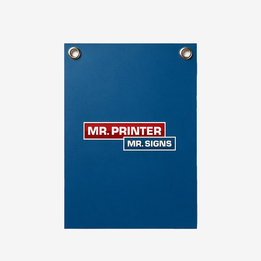 2 Grommets on top corners