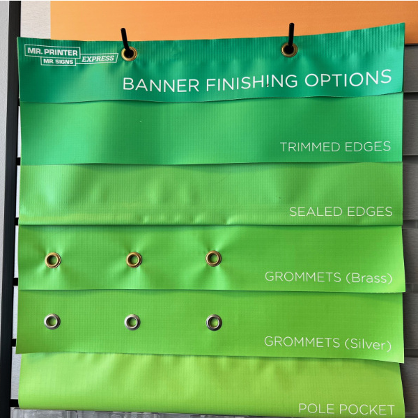 Banner Finishes