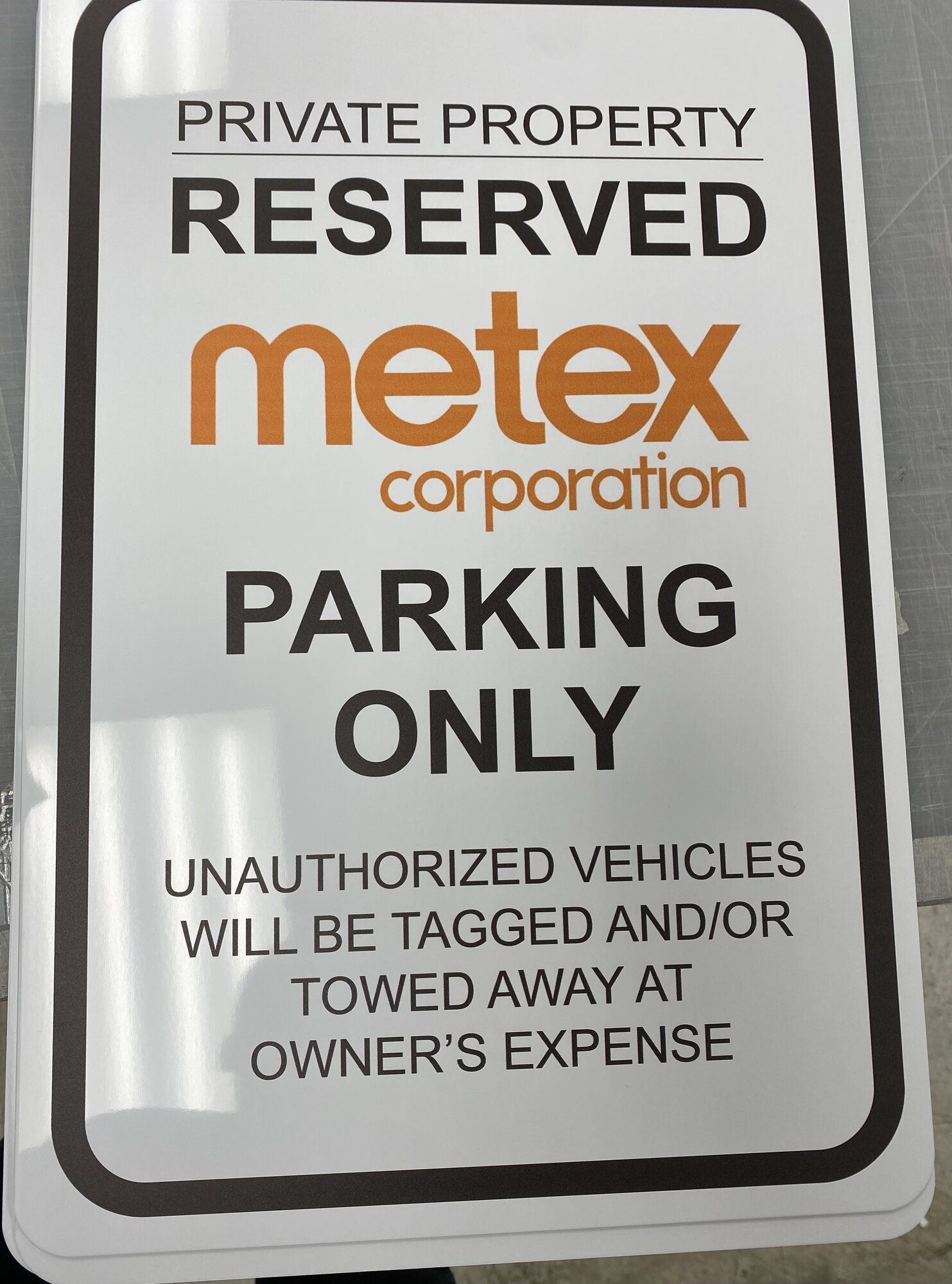 Parking Sign