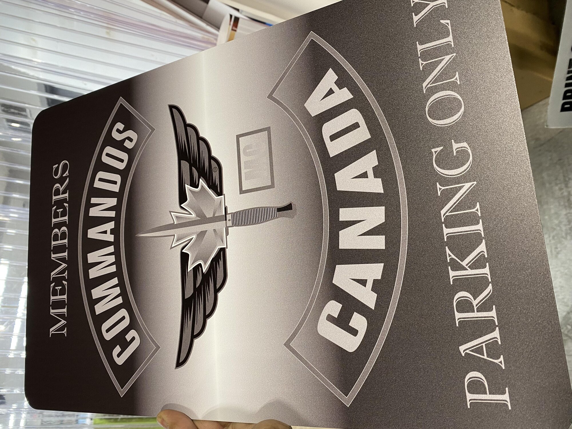 Custom Parking Sign