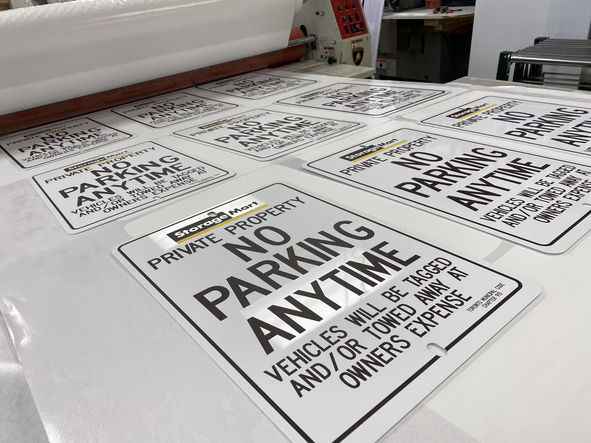 Laminated Parking Signs