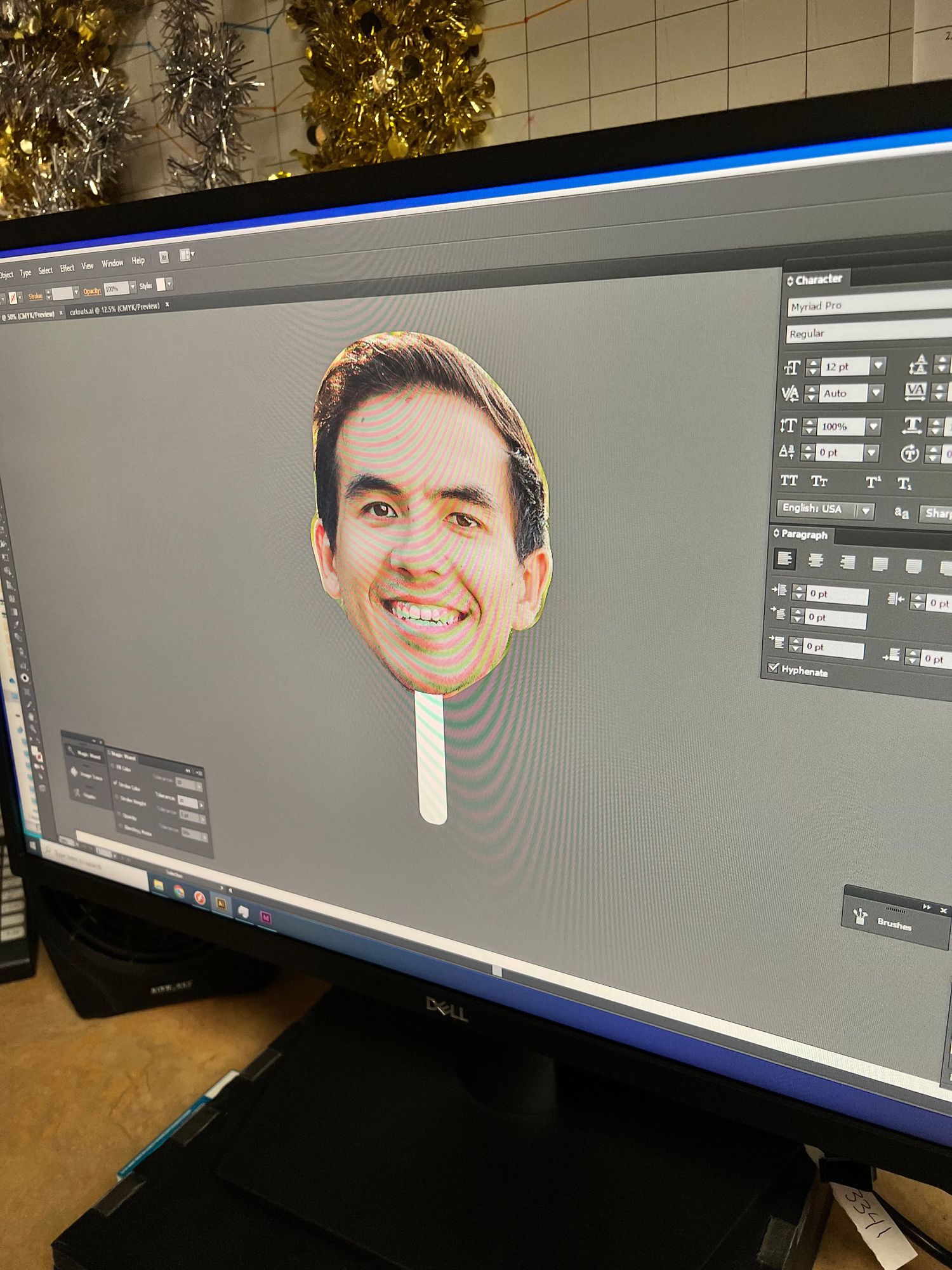 Our design team crops the file