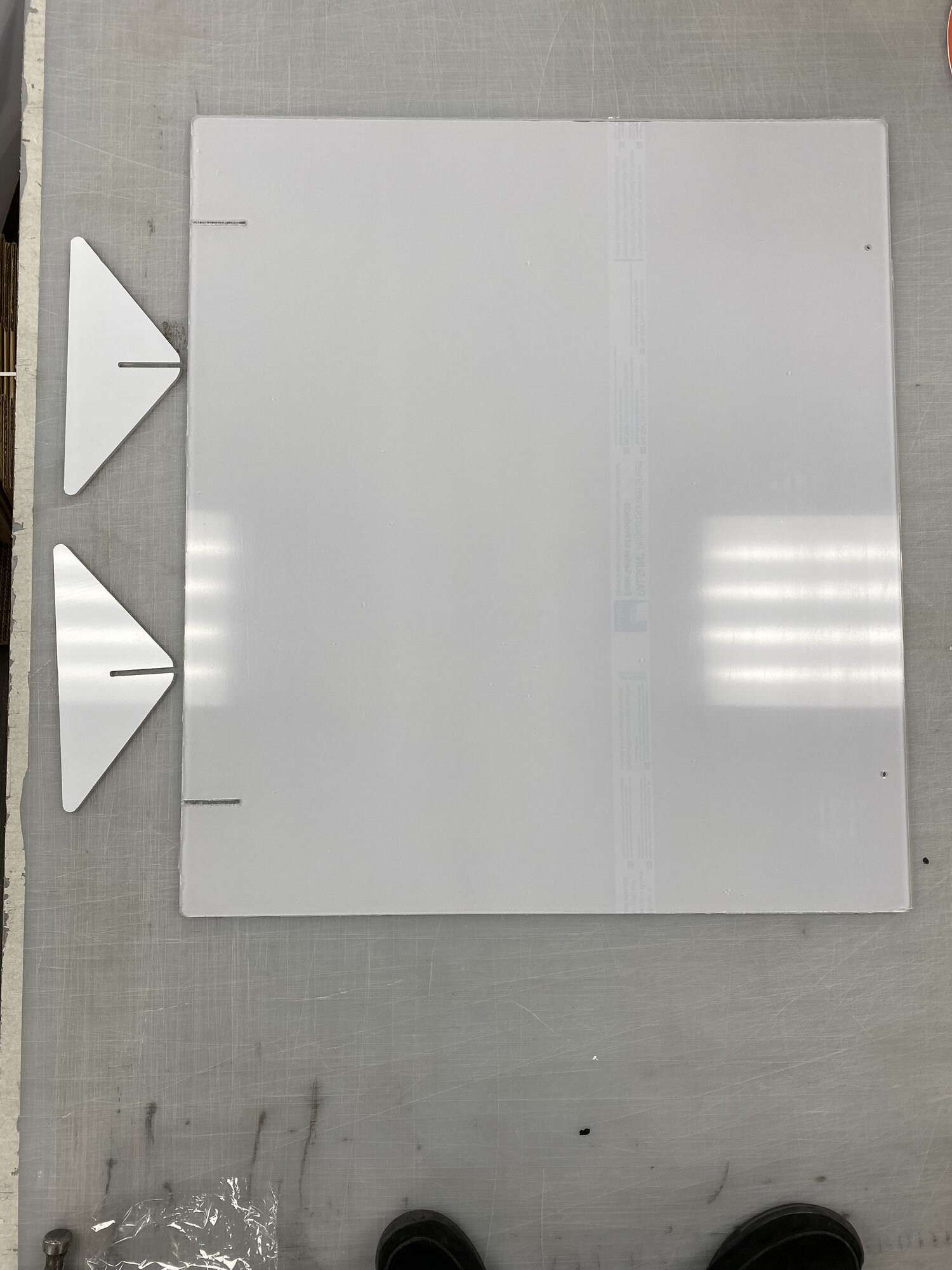 Sneeze Guard  - Clear Polycarbonate Desktop Mount Shield 7