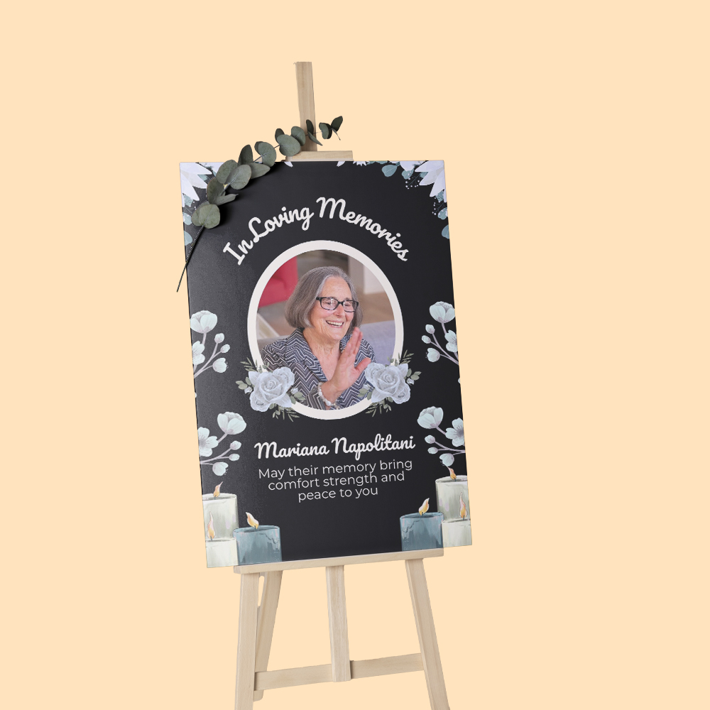 In Loving Memory Funeral Customizable 1