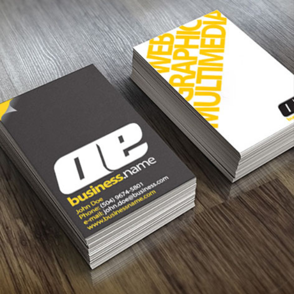Matte Laminated Business Cards 1