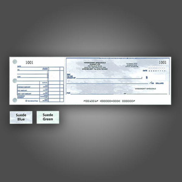 Personalized Cheques 1
