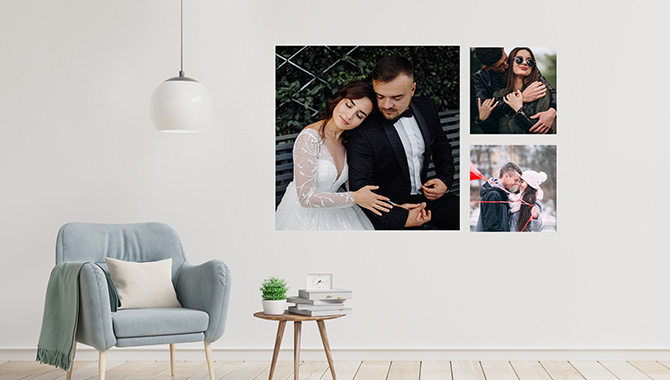 Multiple Photo Canvas Wall Displays
