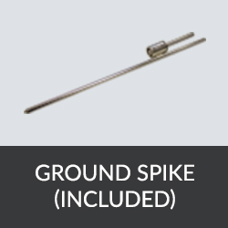 Ground Spike Only (Included)