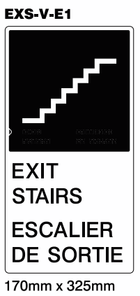 Exit Stairs / Escaliers (EXS-V-E1)