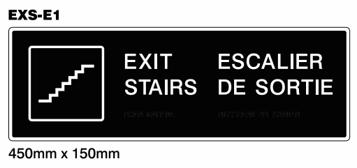 Exit Stairs / Escaliers - 6