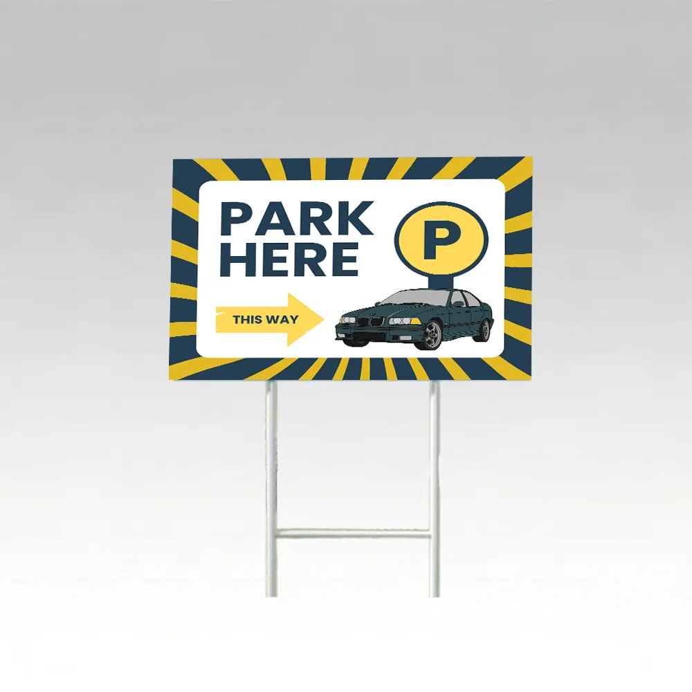 Custom rigid plastic and coroplast signs