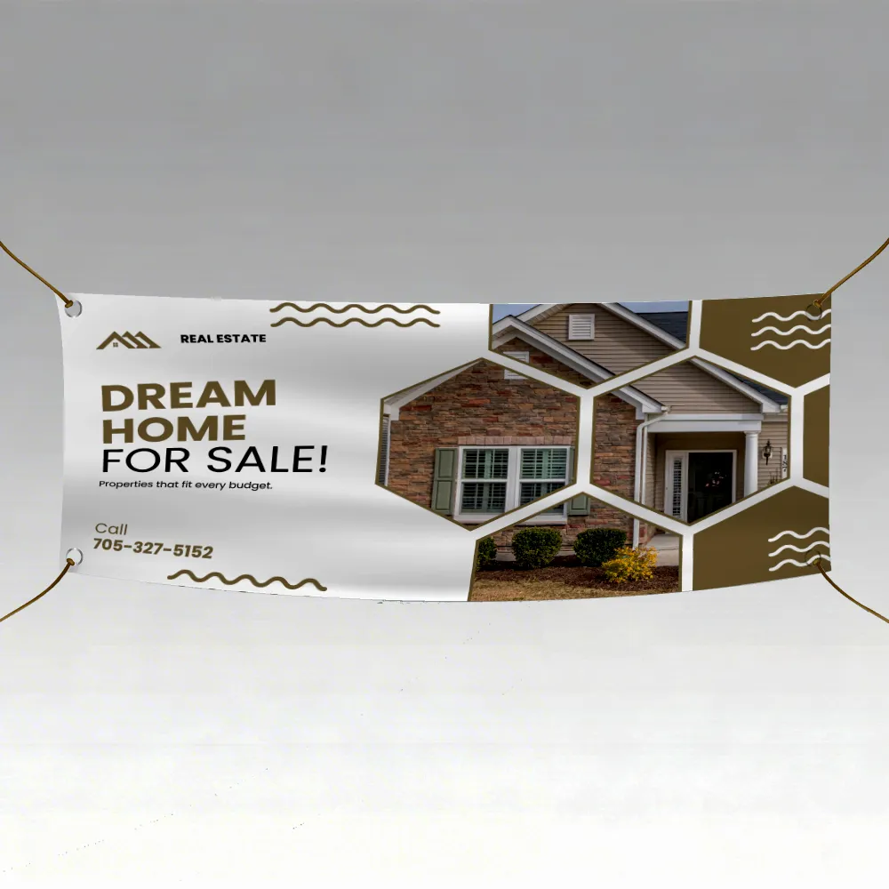 Custom vinyl outdoor advertising banners