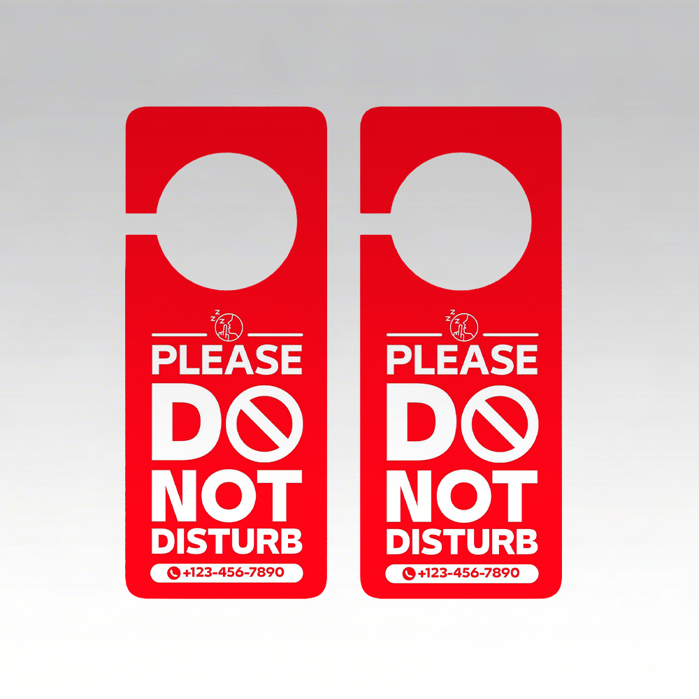 Matte Door Hangers