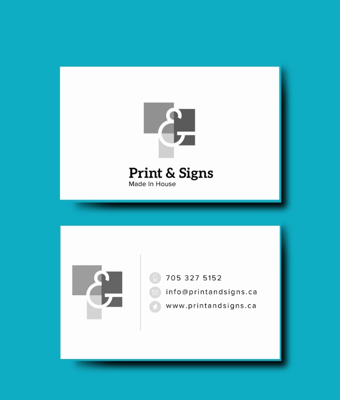 Standard Business Cards B&W