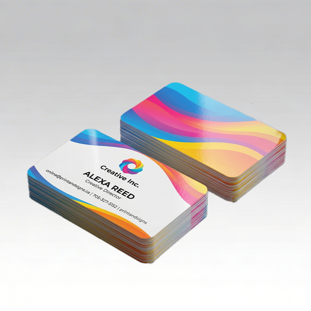 Gloss Coloured Business Cards 2