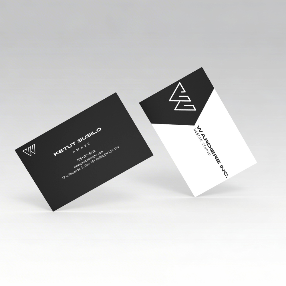 Matte B&W Business Cards_1