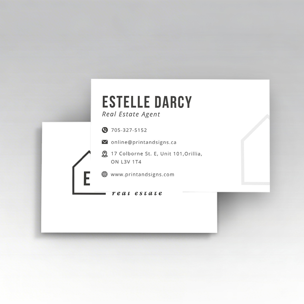 Matte B&W Business Cards_2