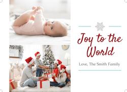 Flat Christmas Card-5x7 - B11