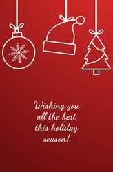 Christmas Card- 8.5x5.5 folded (Back&Front) - A17