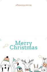 Christmas Card- 8.5x5.5 folded (Back&Front) - A10