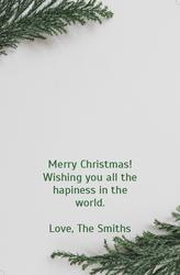 Christmas Card- 8.5x5.5 folded (Back&Front) - A34