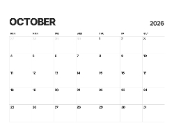 2025 Wall Calendar- 11x17 folds to 8.5 x 11 (Design 2)