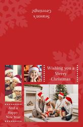 Christmas Card- 8.5x5.5 folded (Back&Front) - A18